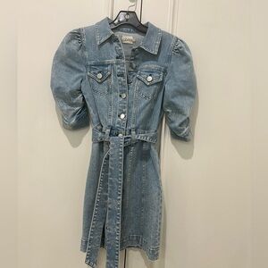 Alice and Olivia denim mini dress, size 0